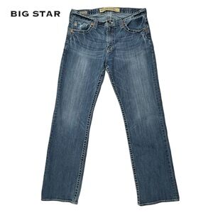 Big Star Men’s Size 33x34 Pioneer Bootcut Jeans Blue Denim